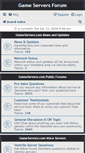 Mobile Screenshot of forums.gameservers.com